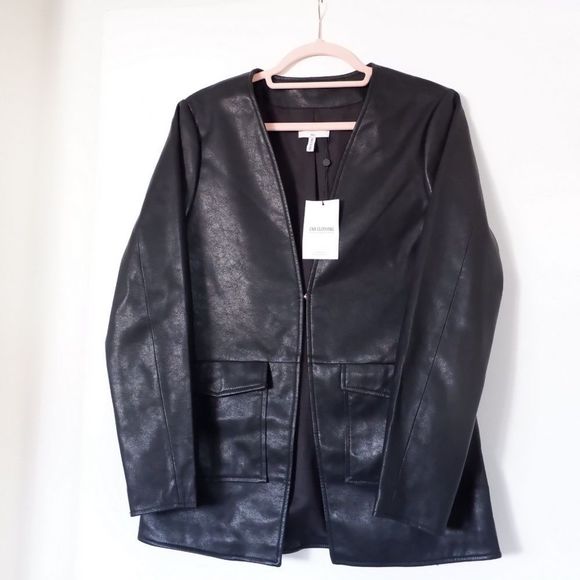 LNA EROS FAUX LEATHER JACKET NWT - Picture 5 of 9